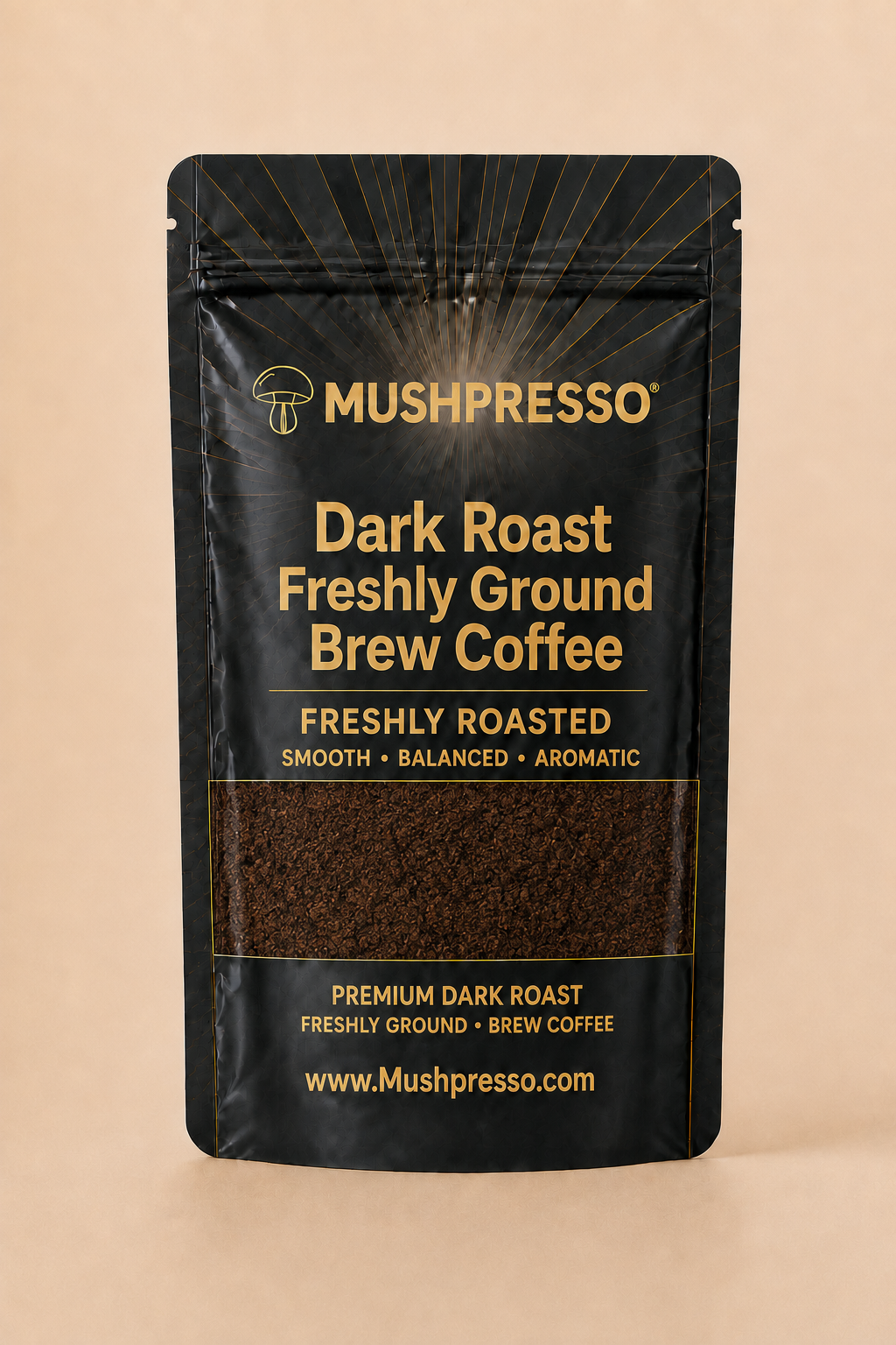 Dark Roast Coffee (Freshly Ground for Brewing)